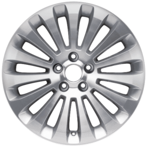 Platišče iz lahke zlitine 17" s 15 kraki, srebrn